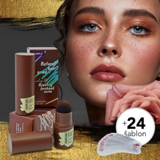 Set za oblikovanje obrvi (šablone + pigment)