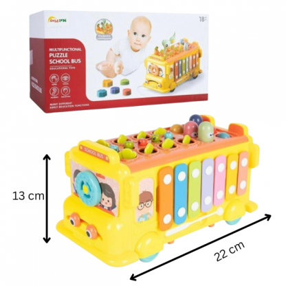 Montessori glasbeni avtobus – 6 aktivnosti v 1 igrači